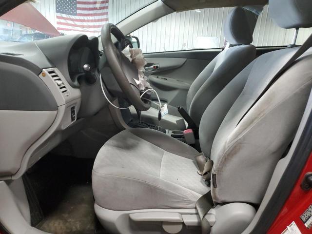 JTDBL40E99J005627 - 2009 TOYOTA COROLLA BASE RED photo 7