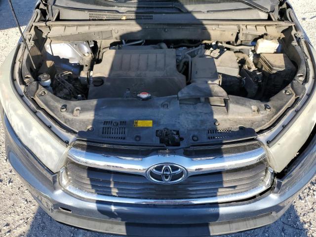 5TDKKRFH6FS105281 - 2015 TOYOTA HIGHLANDER XLE BLUE photo 12