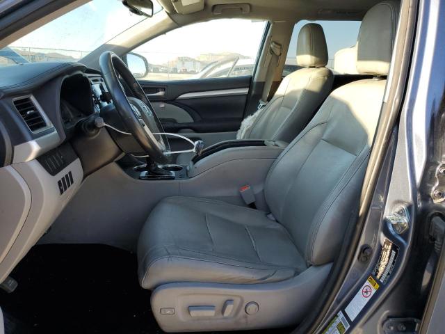 5TDKKRFH6FS105281 - 2015 TOYOTA HIGHLANDER XLE BLUE photo 7