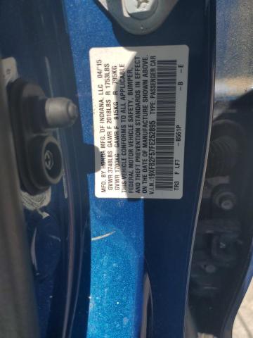 19XFB2F57FE252895 - 2015 HONDA CIVIC LX 蓝色 照片 12