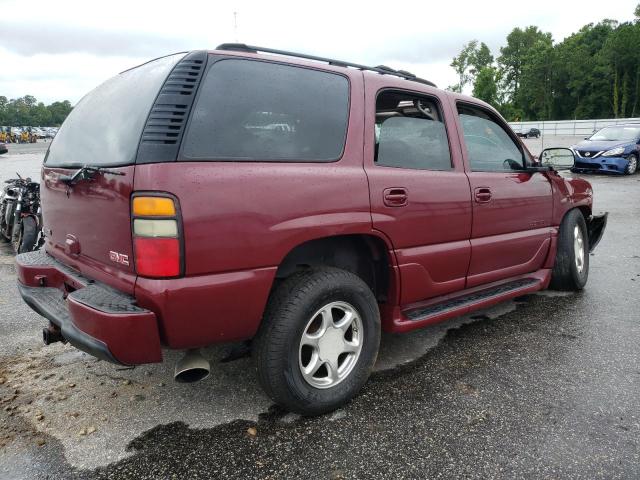 1GKEK63U94J209050 - 2004 GMC YUKON DENALI BURGUNDY photo 3