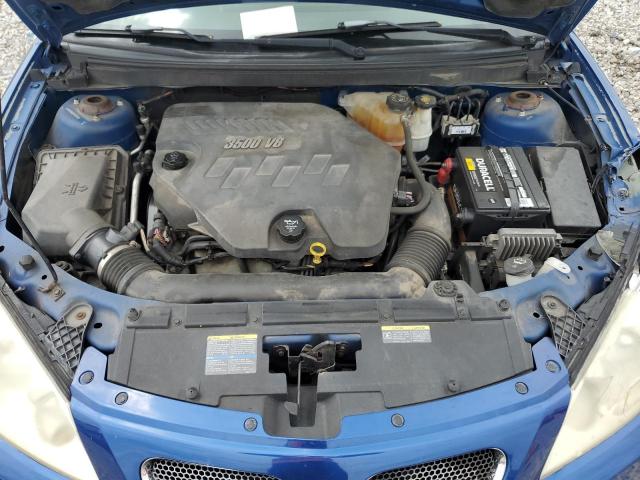 1G2ZG58N874108034 - 2007 PONTIAC G6 BASE BLUE photo 11