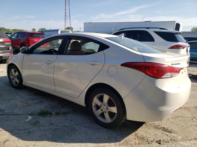 5NPDH4AE7DH387554 - 2013 HYUNDAI ELANTRA GLS WHITE photo 2