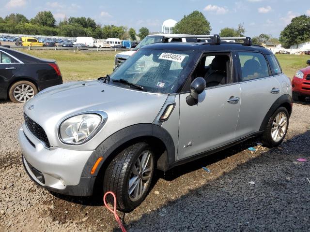 WMWZC5C51EWP40922 - 2014 MINI COOPER S COUNTRYMAN SILVER photo 1