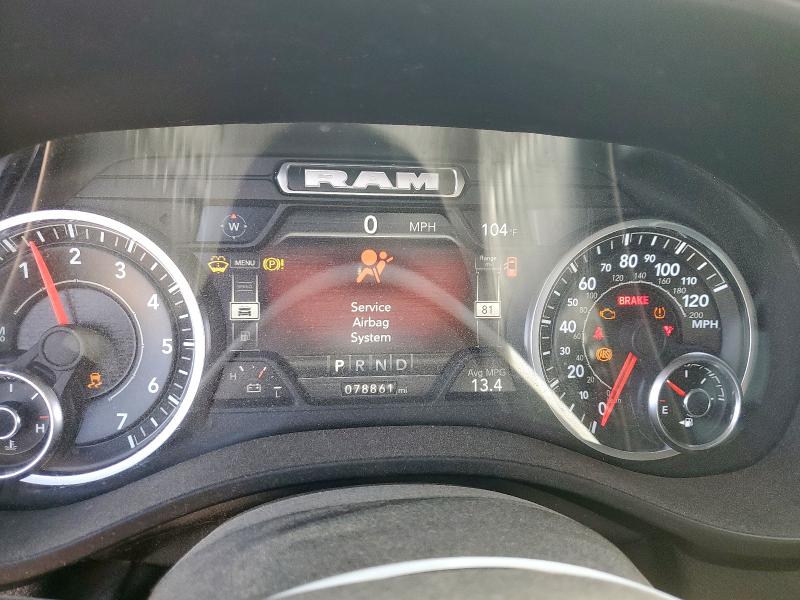 1C6RREBT7NN261046 - 2022 RAM 1500 BIG HORN/LONE STAR BLUE photo 9