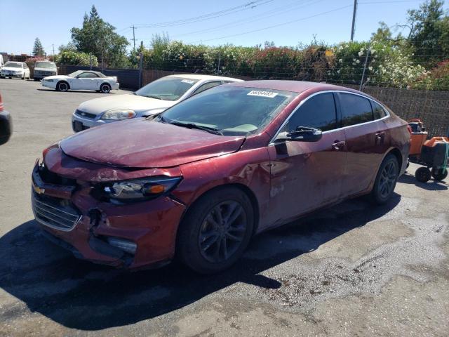 1G1ZE5ST6GF213211 - 2016 CHEVROLET MALIBU LT BURGUNDY photo 1