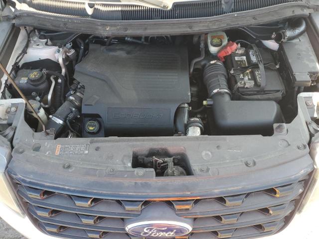 1FM5K8GT1GGC80006 - 2016 FORD EXPLORER SPORT WHITE photo 12