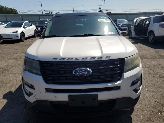 1FM5K8GT1GGC80006 - 2016 FORD EXPLORER SPORT WHITE photo 5