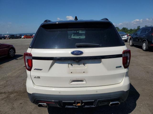 1FM5K8GT1GGC80006 - 2016 FORD EXPLORER SPORT WHITE photo 6