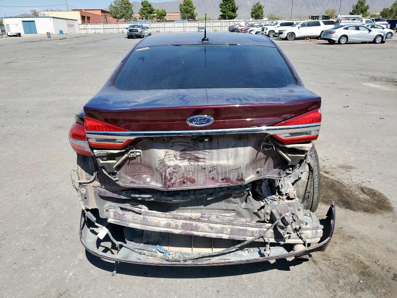 3FA6P0HD2HR349725 - 2017 FORD FUSION SE 勃艮第红 照片 6