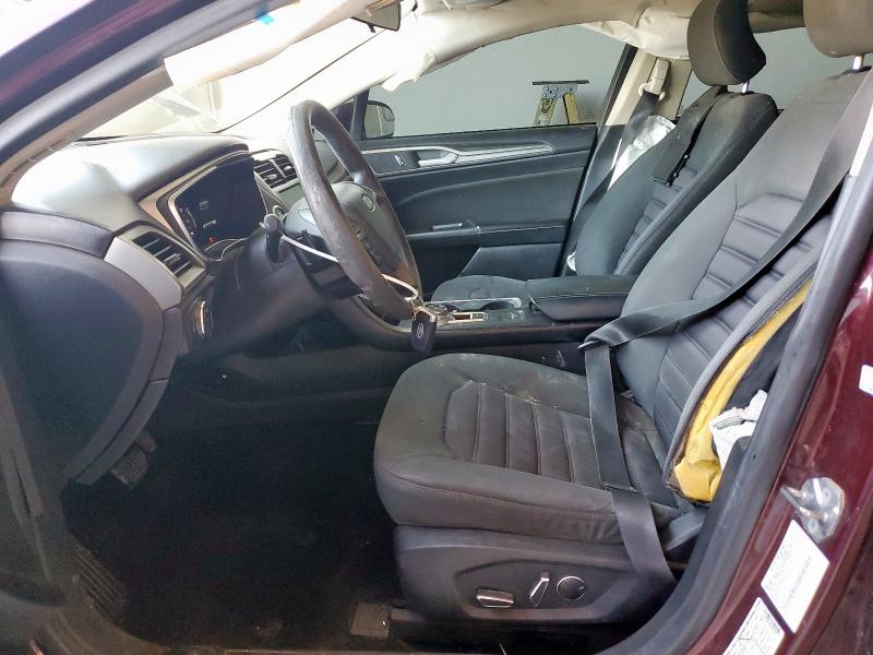 3FA6P0HD2HR349725 - 2017 FORD FUSION SE 勃艮第红 照片 7
