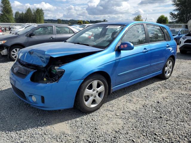 KNAFE161185011148 - 2008 KIA SPECTRA5 5 SX BLUE photo 1