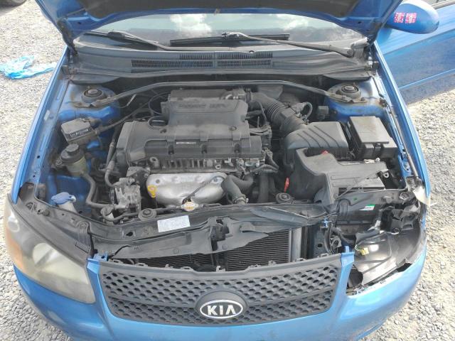 KNAFE161185011148 - 2008 KIA SPECTRA5 5 SX BLUE photo 11