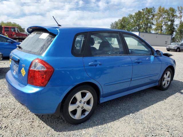 KNAFE161185011148 - 2008 KIA SPECTRA5 5 SX BLUE photo 3