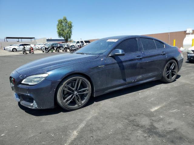 WBA6D4C54GD977042 - 2016 BMW 650 I GRAN COUPE BLUE photo 1