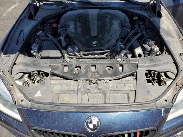 WBA6D4C54GD977042 - 2016 BMW 650 I GRAN COUPE BLUE photo 11