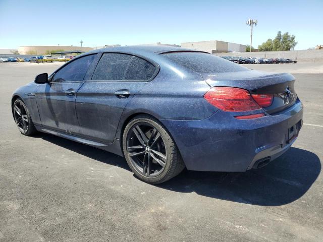 WBA6D4C54GD977042 - 2016 BMW 650 I GRAN COUPE BLUE photo 2