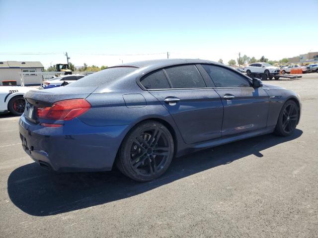 WBA6D4C54GD977042 - 2016 BMW 650 I GRAN COUPE BLUE photo 3
