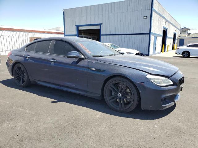 WBA6D4C54GD977042 - 2016 BMW 650 I GRAN COUPE BLUE photo 4