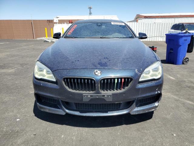 WBA6D4C54GD977042 - 2016 BMW 650 I GRAN COUPE BLUE photo 5