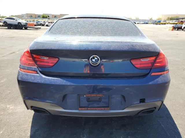 WBA6D4C54GD977042 - 2016 BMW 650 I GRAN COUPE BLUE photo 6
