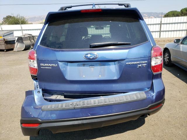 JF2SJGDCXGH500716 - 2016 SUBARU FORESTER 2.0XT PREMIUM BLUE photo 6