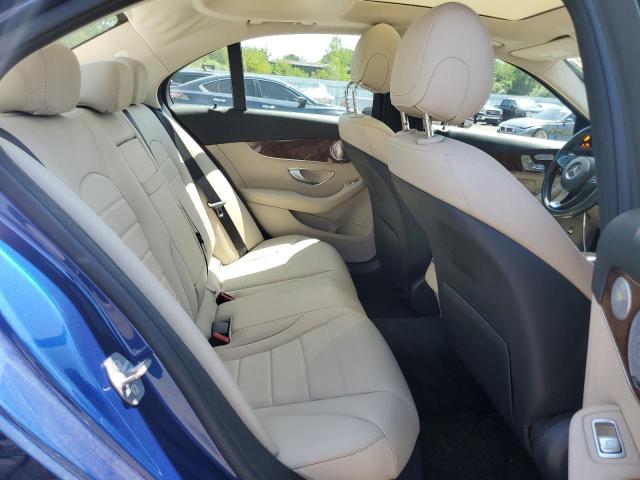 55SWF4KB4JU255217 - 2018 MERCEDES-BENZ C 300 4MATIC BLUE photo 10