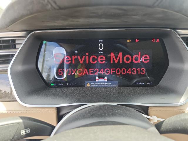 5YJXCAE24GF004313 - 2016 TESLA MODEL X SILVER photo 9