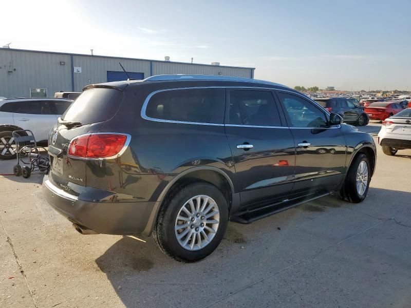 5GAKRCED2CJ378607 - 2012 BUICK ENCLAVE BLACK photo 3