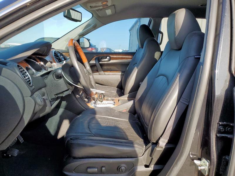 5GAKRCED2CJ378607 - 2012 BUICK ENCLAVE BLACK photo 7