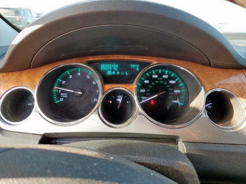 5GAKRCED2CJ378607 - 2012 BUICK ENCLAVE BLACK photo 9