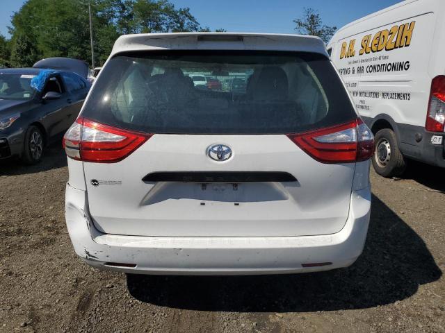 5TDZK3DC5FS539887 - 2015 TOYOTA SIENNA WHITE photo 6