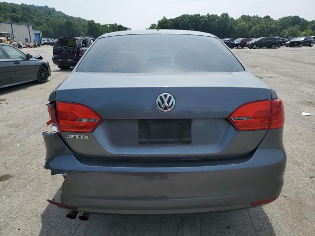 3VW1K7AJ4DM261436 - 2013 VOLKSWAGEN JETTA BASE GRAY photo 6