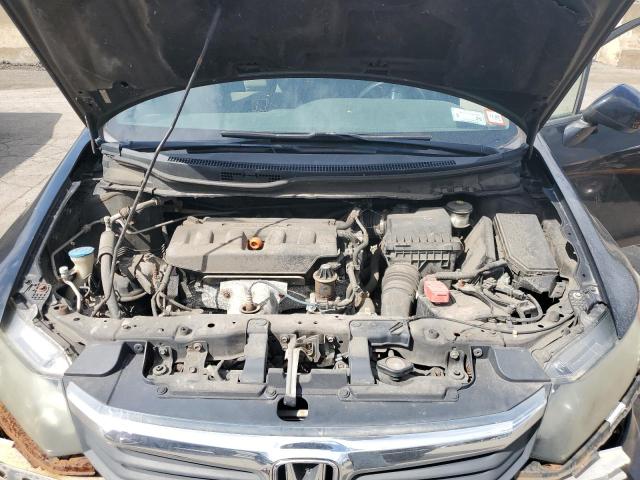 2HGFB2F5XCH580619 - 2012 HONDA CIVIC LX BLACK photo 11