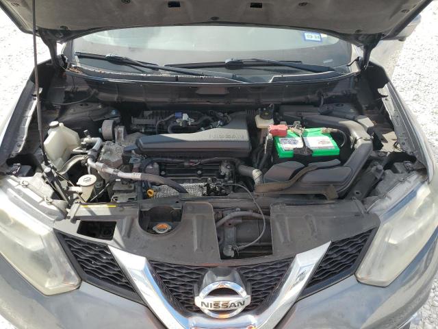 5N1AT2MV6FC795832 - 2015 NISSAN ROGUE S GRAY photo 12