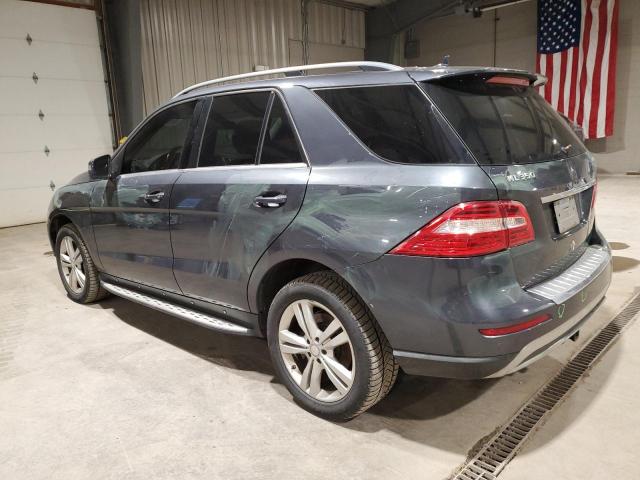 4JGDA5HB5EA339660 - 2014 MERCEDES-BENZ ML 350 4MATIC CHARCOAL photo 2