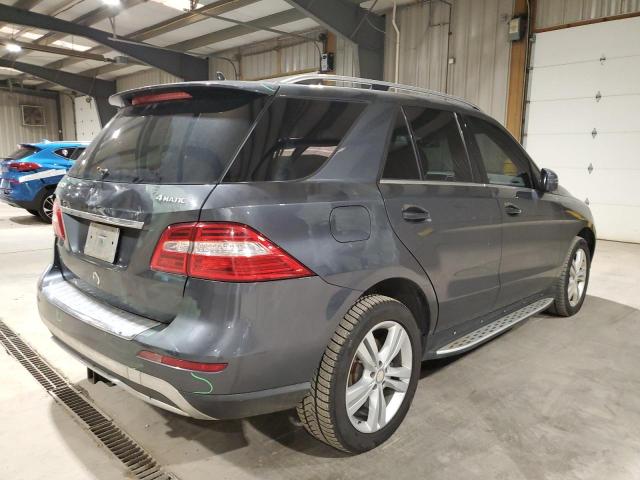 4JGDA5HB5EA339660 - 2014 MERCEDES-BENZ ML 350 4MATIC CHARCOAL photo 3