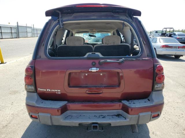 1GNET16S856111001 - 2005 CHEVROLET TRAILBLAZE EXT LS BURGUNDY photo 6