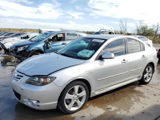 JM1BK123041129470 - 2004 MAZDA 3 S SILVER photo 1