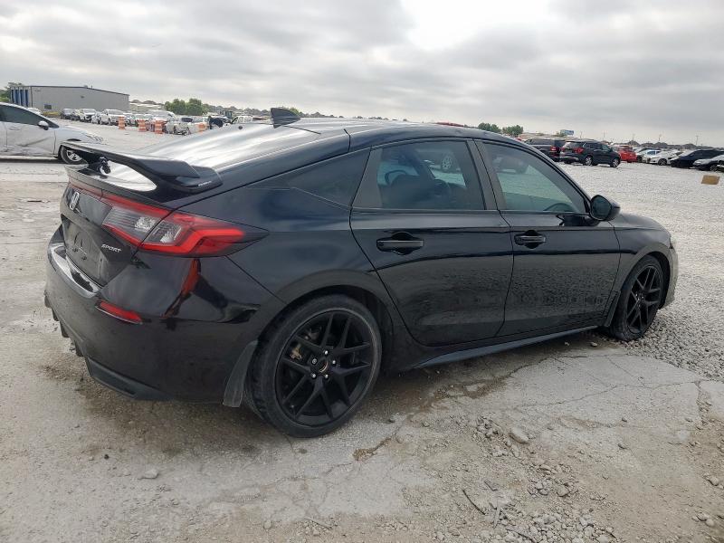 19XFL2H86NE008285 - 2022 HONDA CIVIC SPORT BLACK photo 3