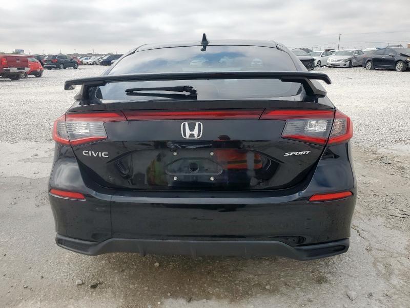 19XFL2H86NE008285 - 2022 HONDA CIVIC SPORT BLACK photo 6