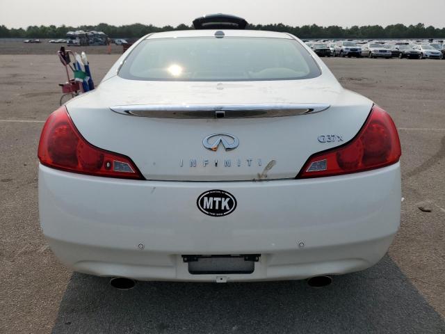 JN1CV6EL8DM983080 - 2013 INFINITI G37 WHITE photo 6