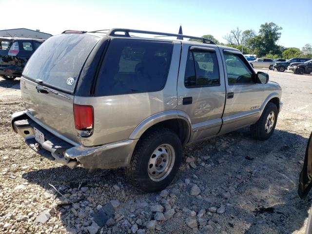 1GNDT13X54K159038 - 2004 CHEVROLET BLAZER BEIGE photo 3