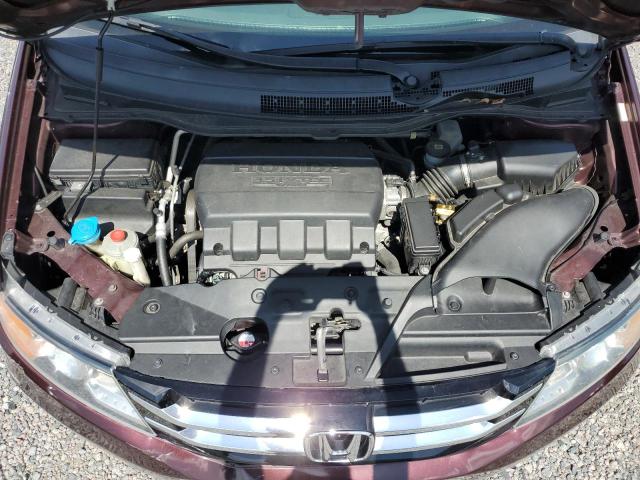 5FNRL5H67FB082419 - 2015 HONDA ODYSSEY EXL RED photo 12