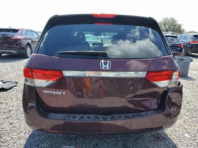 5FNRL5H67FB082419 - 2015 HONDA ODYSSEY EXL RED photo 6