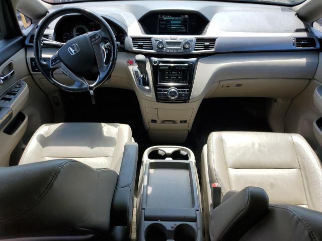 5FNRL5H67FB082419 - 2015 HONDA ODYSSEY EXL RED photo 8