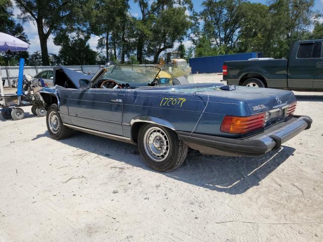 WDBBA45A2DB021360 - 1983 MERCEDES-BENZ 380 SL BLUE photo 2