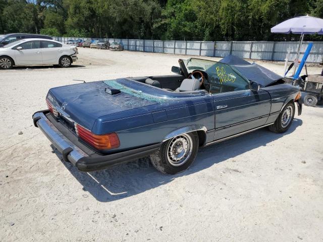 WDBBA45A2DB021360 - 1983 MERCEDES-BENZ 380 SL BLUE photo 3