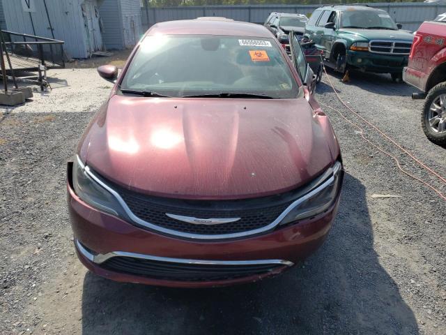 1C3CCCAB0GN125295 - 2016 CHRYSLER 200 LIMITED MAROON photo 5