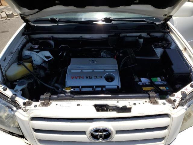 JTEDP21A740024961 - 2004 TOYOTA HIGHLANDER BASE Beyaz fotoğraf 12
